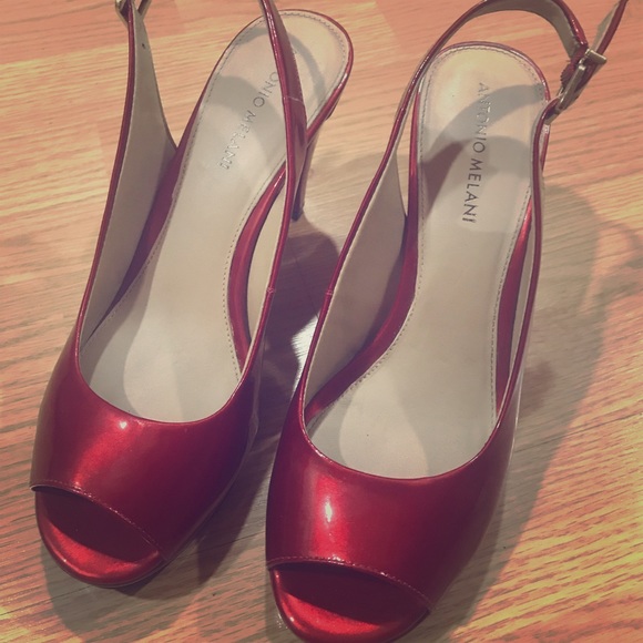 ANTONIO MELANI Shoes - Red sling back pumps - Antonio Melani - 8.5